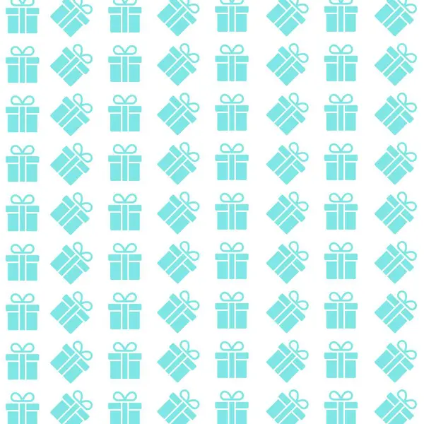 hediye kutusu deseni skyblue