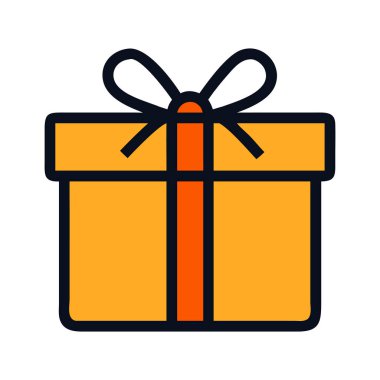 Düzgünce bağlanmış kurdeleli bir hediye kutusu ve üstünde de fiyonk..