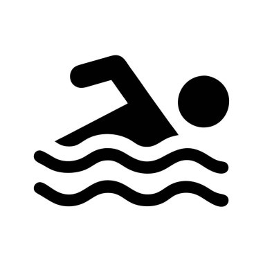 yüzme havuzu deniz ikonu