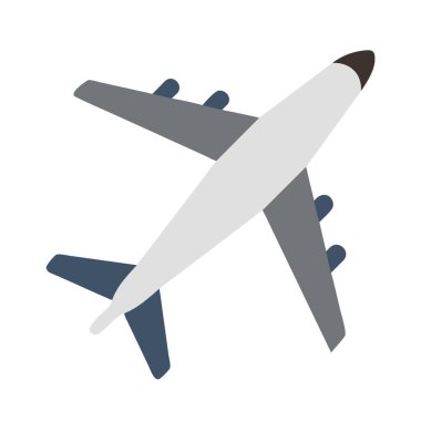 uçan uçak vektör simgesi