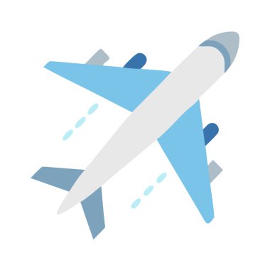 uçan uçak vektör simgesi