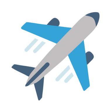 uçan uçak vektör simgesi