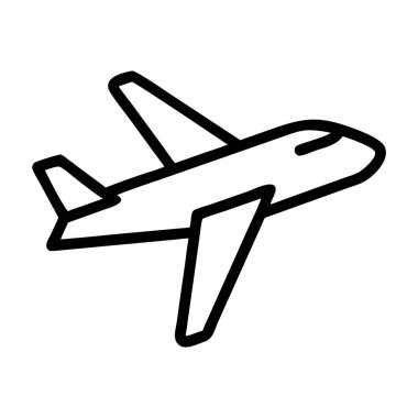 uçan uçak vektör simgesi
