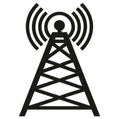 radyo kulesi simge vektör