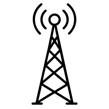 radyo kulesi simge vektör