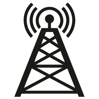radyo kulesi simge vektör