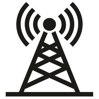 radyo kulesi simge vektör