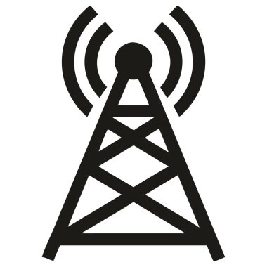 radyo kulesi simge vektör