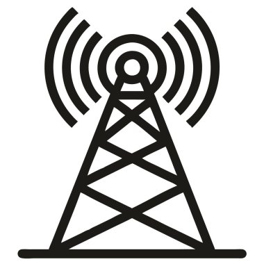 radyo kulesi simge vektör