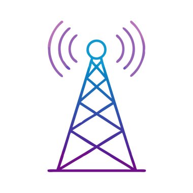 radyo kulesi simge vektör