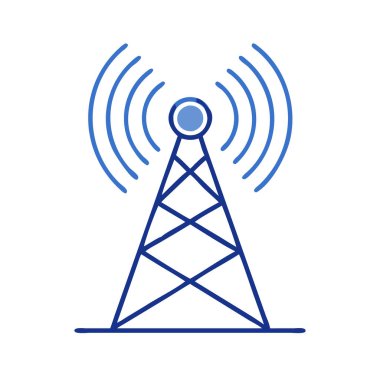 radyo kulesi simge vektör