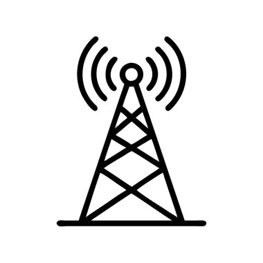 radyo kulesi simge vektör