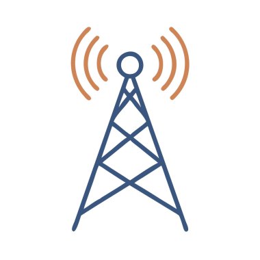radyo kulesi simge vektör