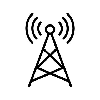 radyo kulesi simge vektör