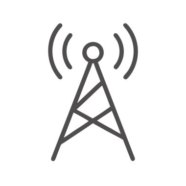 radyo kulesi simge vektör