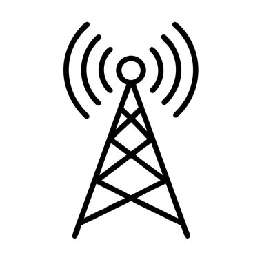 radyo kulesi simge vektör