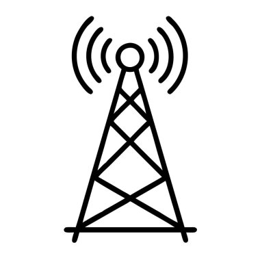 radyo kulesi simge vektör