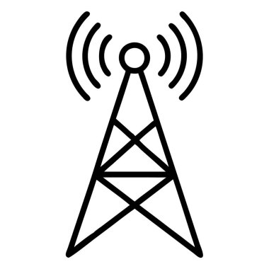 radyo kulesi simge vektör