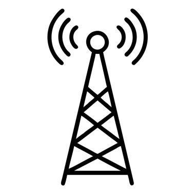 radyo kulesi simge vektör
