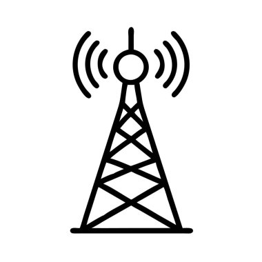radyo kulesi simge vektör