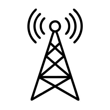 radyo kulesi simge vektör