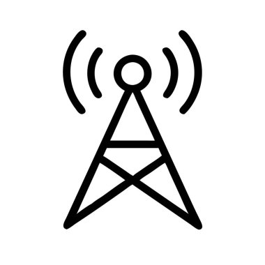 radyo kulesi simge vektör