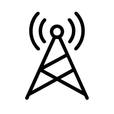 radyo kulesi simge vektör