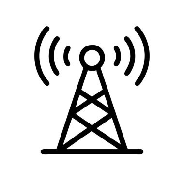 radyo kulesi simge vektör