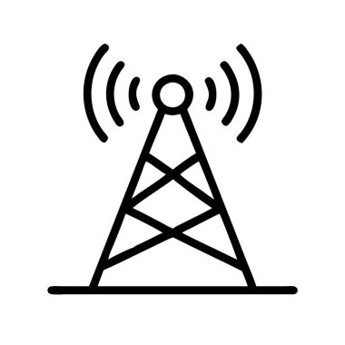 radyo kulesi simge vektör