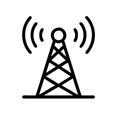radyo kulesi simge vektör