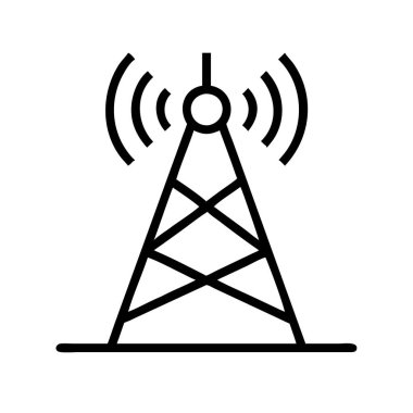 radyo kulesi simge vektör