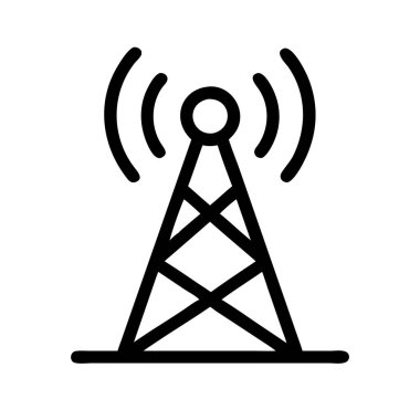 radyo kulesi simge vektör