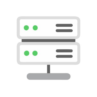 Sunucu simgesi vektörü sunuluyor