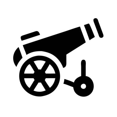 Top siluet vektör simgesi.