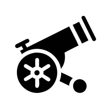 Top siluet vektör simgesi.