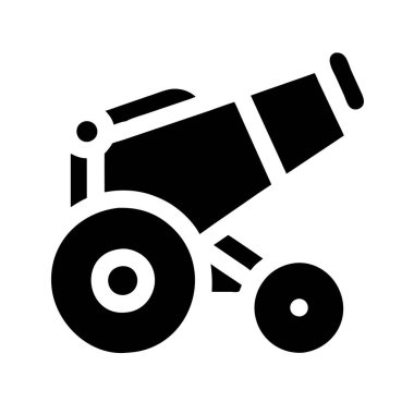 Top siluet vektör simgesi.