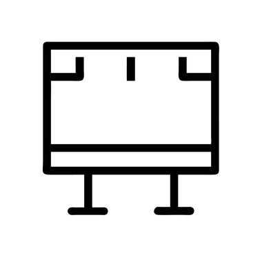 Billboard vektör simgeleri ayarlandı