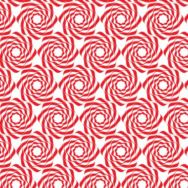 Geleneksel Tekrarlama Motifi ve Vektör Biçiminde Simetrik Dekoratif Tasarım ile Geometrik Kusursuz Çember Deseni