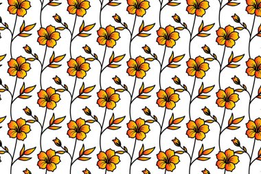 Checkerbloom Sidalcea Spp Çiçeği ve Branch ve Leaves Botanik İllüstrasyonu Detaylı Çizgi Sanatı Bilimsel Çizim Ansiklopedisi Kimlik Tespiti