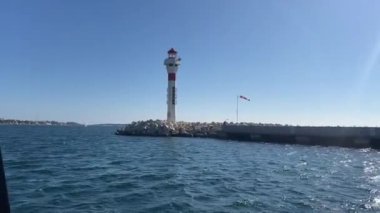 Cannes Croisette, Promenade de la Croisette, Boulevard de la Vidom, Cannes sahil limanı Fransa Cannes 11.2024