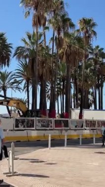 Croisette, Promenade de la Croisette, Boulevard de la Vidom, Cannes sahil limanı Fransa Cannes 11.2024