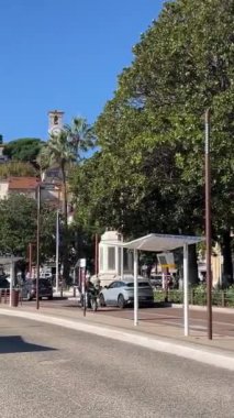 Croisette, Promenade de la Croisette, Boulevard de la Vidom, Cannes sahil limanı Fransa Cannes 11.2024