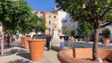 Croisette, Promenade de la Croisette, Boulevard de la Vidom, Cannes sahil limanı Fransa Cannes 11.2024