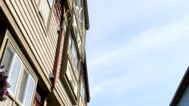 Victoria, Canada Marina 'daki balıkçı iskelesinde. Yüksek kalite 4k görüntü