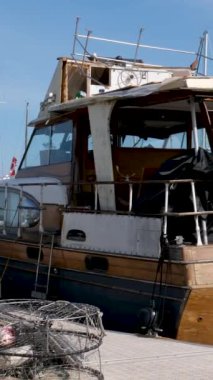 Balıkçılar Vancouver Adası Victoria. Britanya Kolombiyası Kanada. Balıkçılar İskelesindeki Tekne Evleri