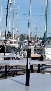 Balıkçılar Vancouver Adası Victoria. Britanya Kolombiyası Kanada. Balıkçılar İskelesindeki Tekne Evleri
