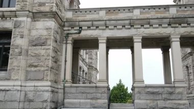 Victoria, BC, Victoria, British Columbia, Kanada 'daki British Columbia Parlamento Binası' nda tarihi hükümet binası. 02.24.2025