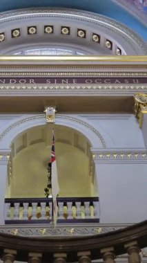 Victoria, BC, Victoria, British Columbia, Kanada 'daki British Columbia Parlamento Binası' nda tarihi hükümet binası. 02.24.2025