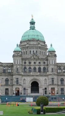 Victoria, BC, Victoria, British Columbia, Kanada 'daki British Columbia Parlamento Binası' nda tarihi hükümet binası. 02.24.2025