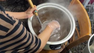 Tavuk çorbası, Asya sokak yemeği. Asya Çorbası Sokak Yemekleri